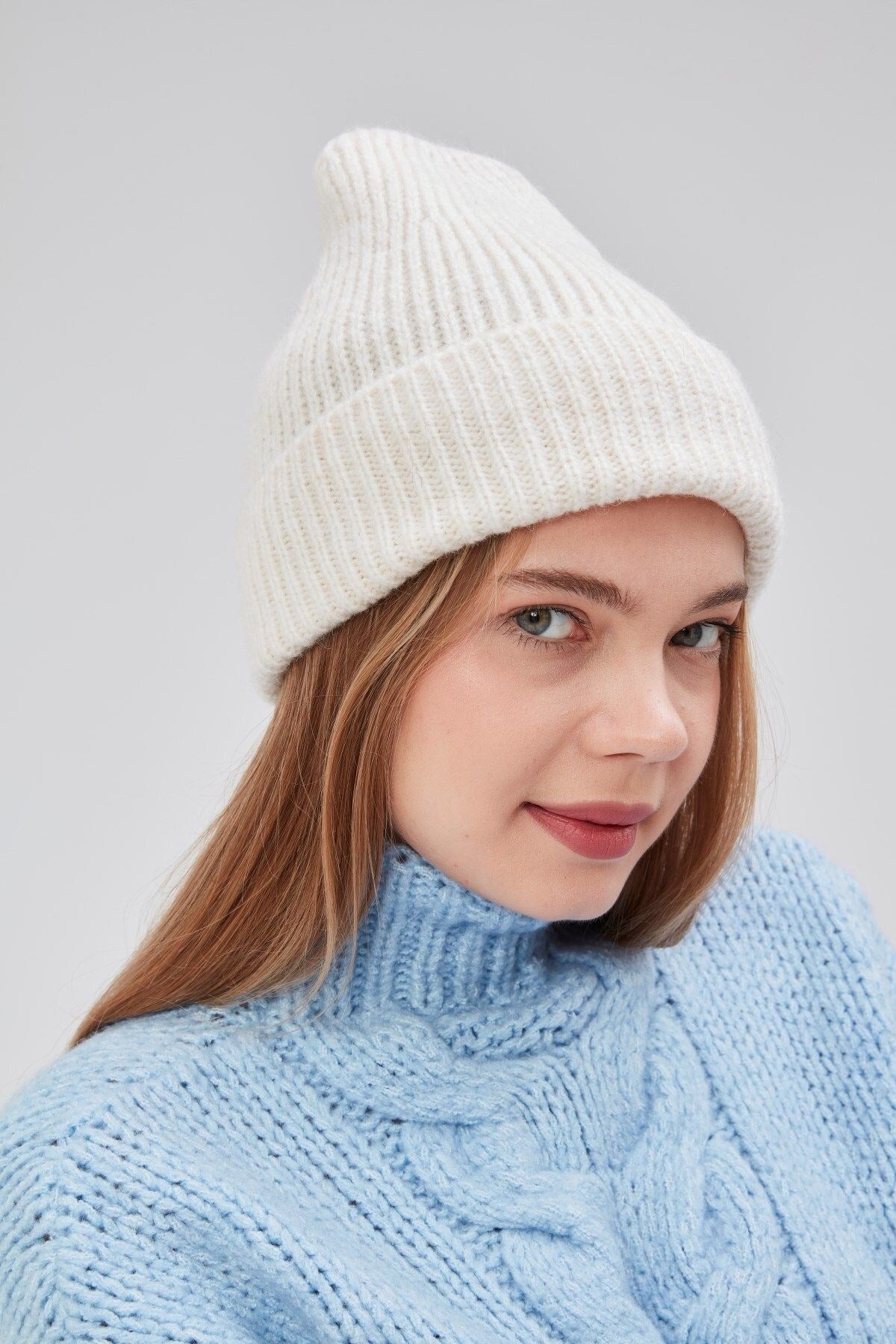 Basic Şık Standart Lüks Unisex Tiftik Bere