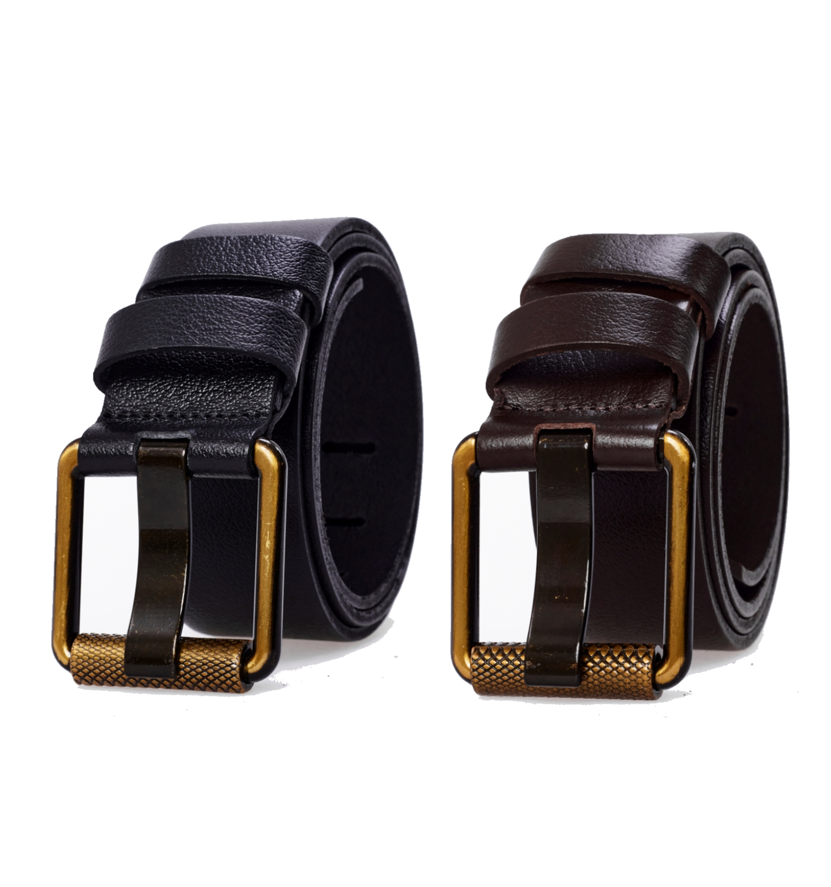 Derikem Erkek %100 Hakiki Deri Sarı Borulu 4,5 Cm Kot Kemeri