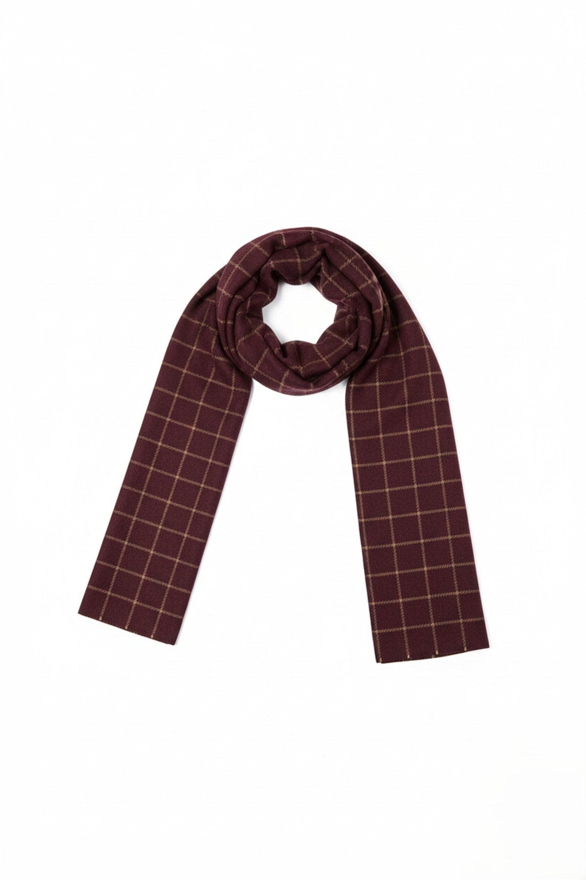 Kadın Yumuşak Dokulu Ekose Model Kışlık Şal