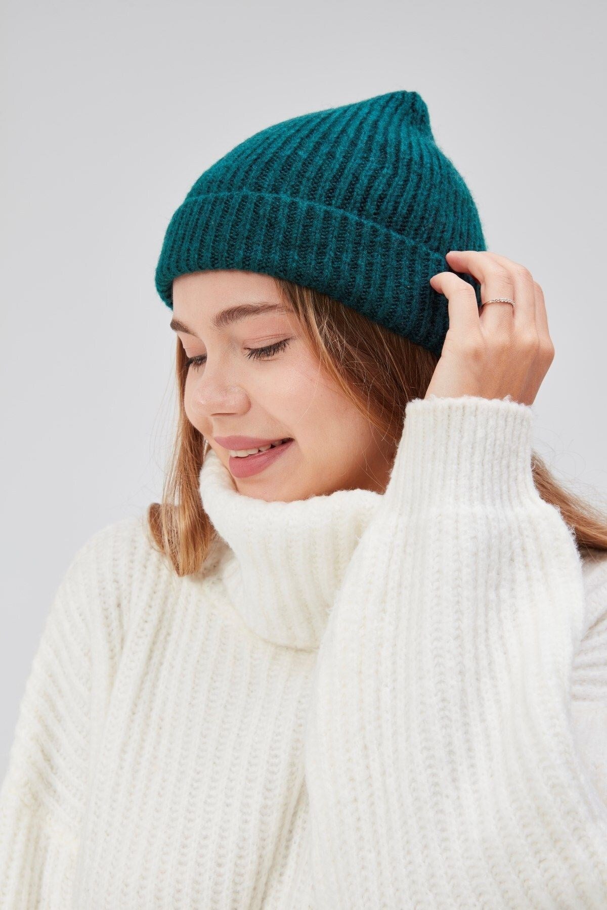 Basic Şık Standart Lüks Unisex Tiftik Bere