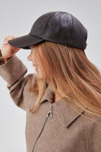 %100  Deri Kışlık Unisex Beyzbol Şapka