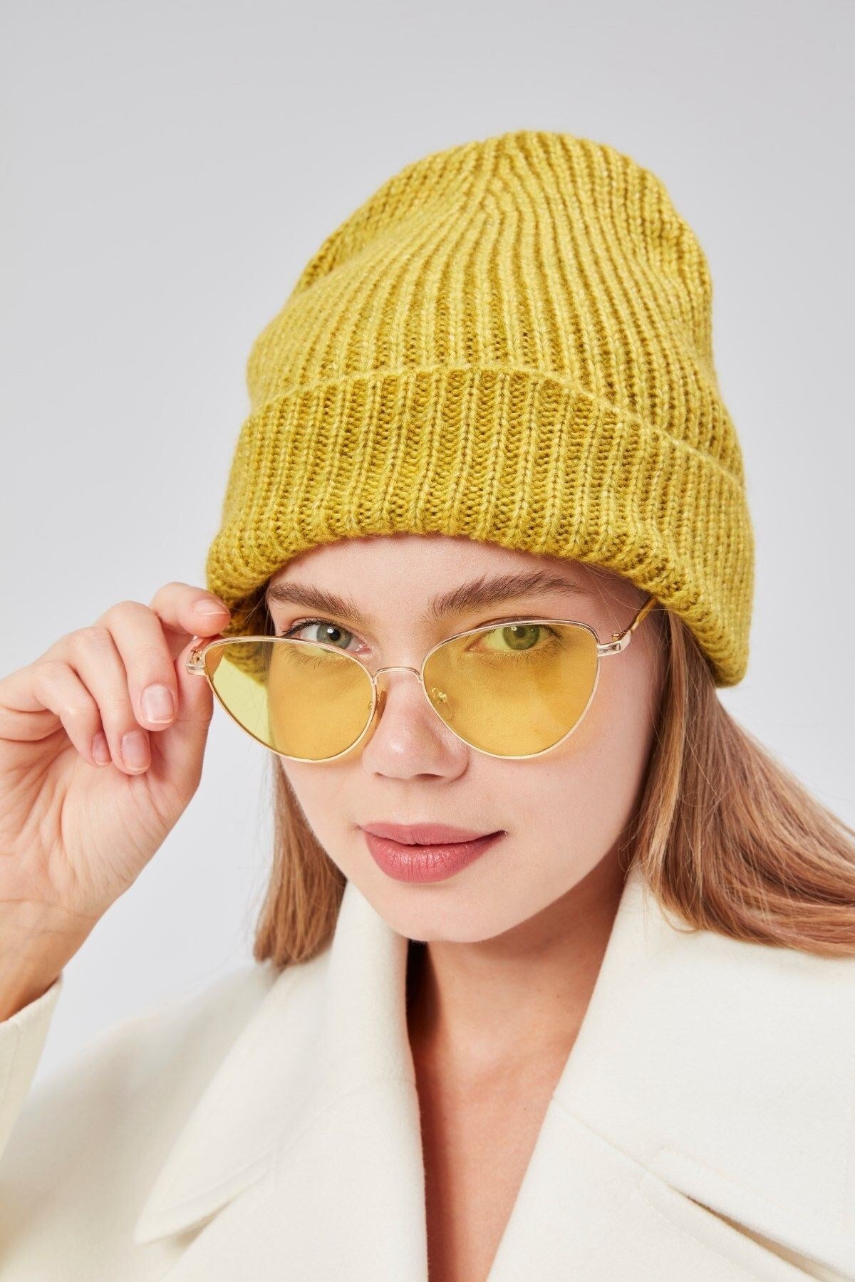 Basic Şık Standart Lüks Unisex Tiftik Bere