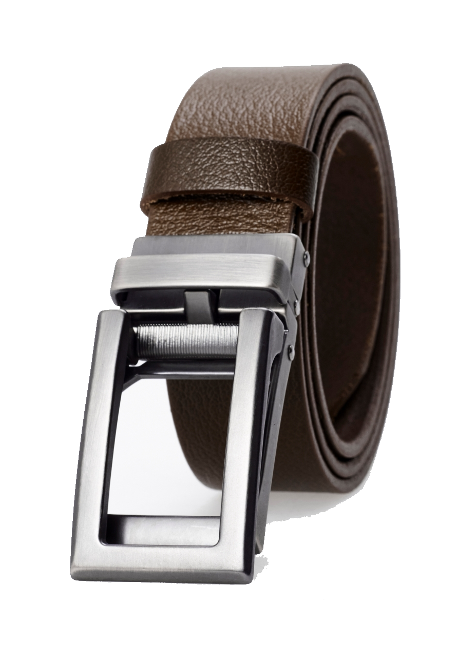 derikem Otomatik Tokalı Deliksiz %100 Hakiki Manda Derisi Klasik Erkek Kemeri U Krom