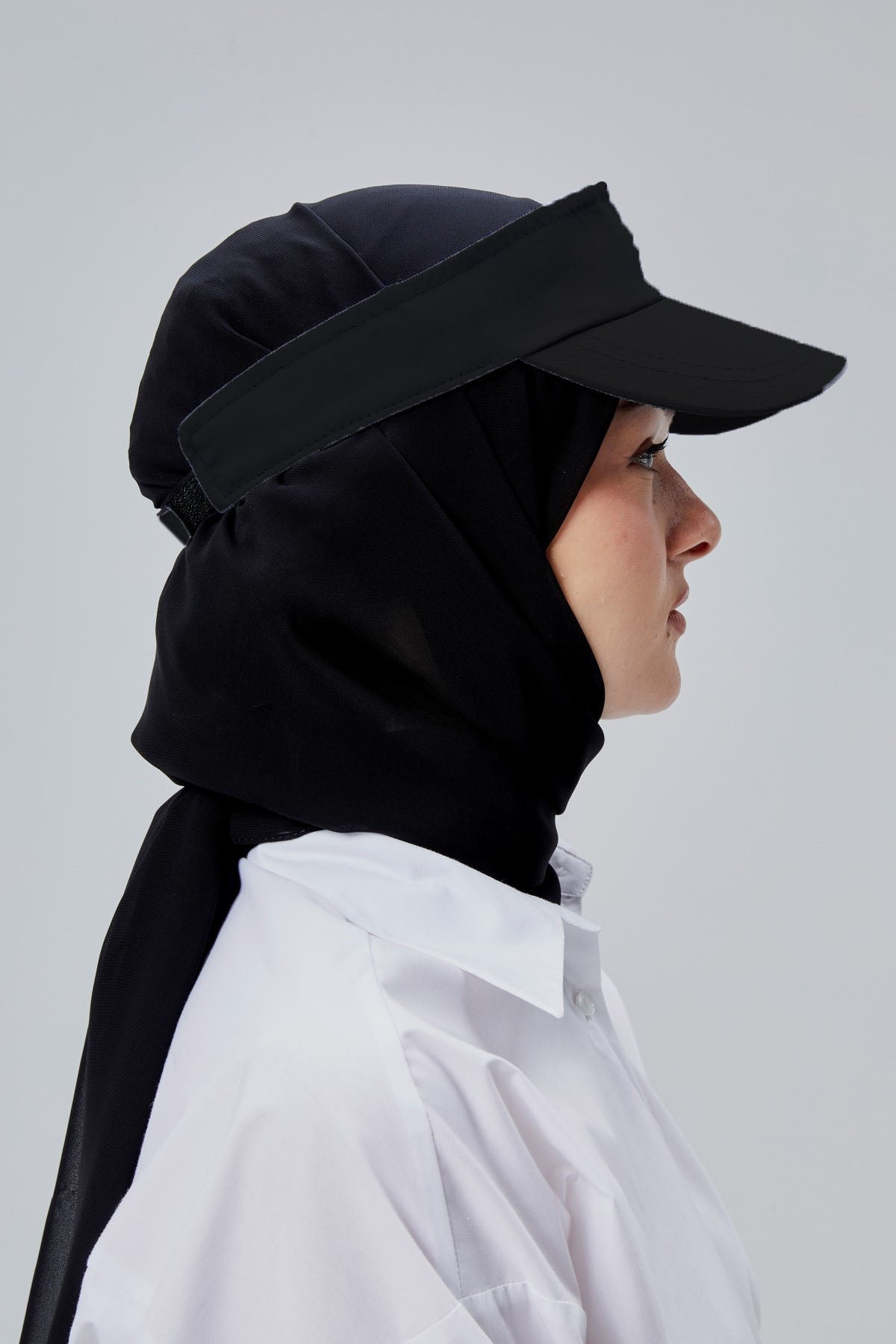 derikem Kadın Basic Cırtcırtlı Ayarlanabilir Tenisçi Vizör Golf Şapkası Güneş Koruyucu Siperlik